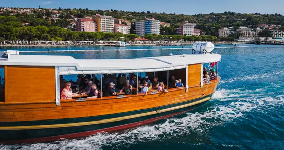 Stella del Mare — panoramska plovba ob slovenski obali (fotografija iz zraka 2)