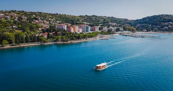 Stella del Mare — panoramska plovba ob slovenski obali (fotografija iz zraka 3)